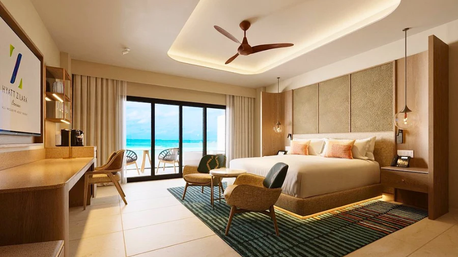 Hyatt Zilara Cancún – suite rediseñada 2026 con vistas al Mar Caribe