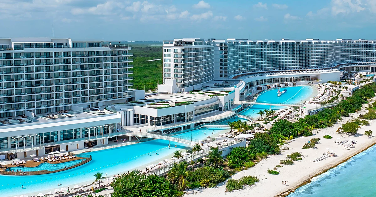AVA Resort Cancún – laguna Crystal Lagoons 11,000m², 17 opciones gastronómicas, parque acuático Sunny's