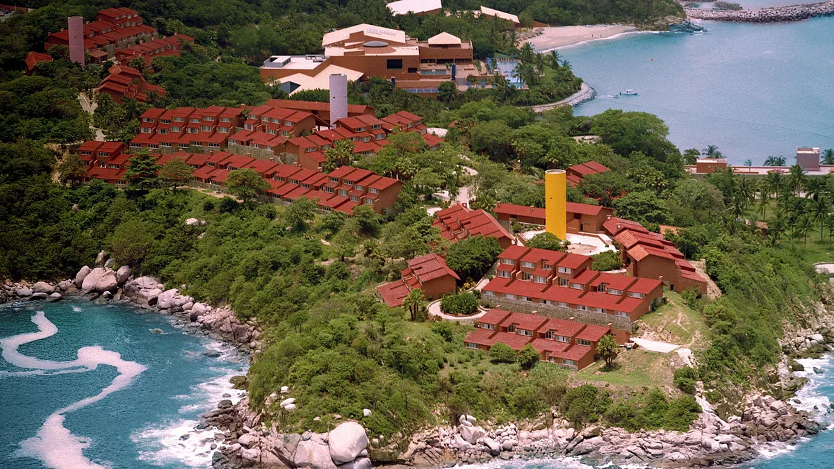 Las Brisas Huatulco – vista panorámica desde el lobby en la ladera