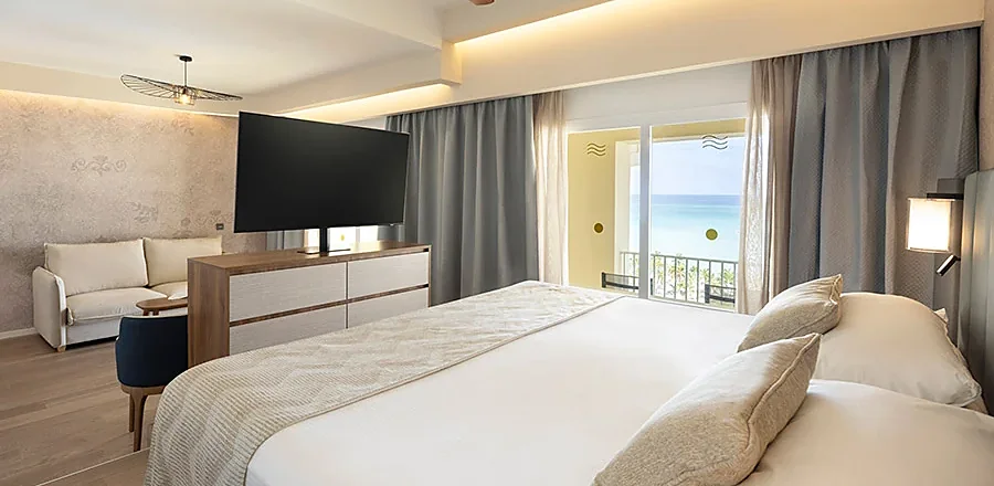Junior Suite con vista al mar en el Riu Palace Aruba